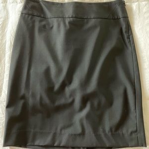 Black Side Zip Pencil Skirt